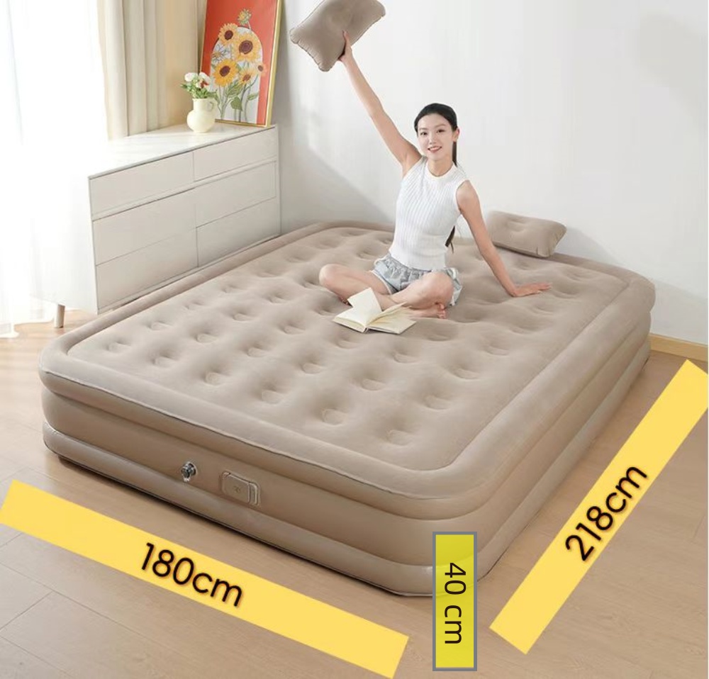 Сумка-матрас надувной с автоматическим насосом портативный