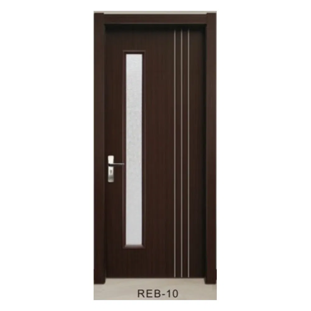 Waterproof Mildew Proof Soundproof WPC Glass Door for Bathroom