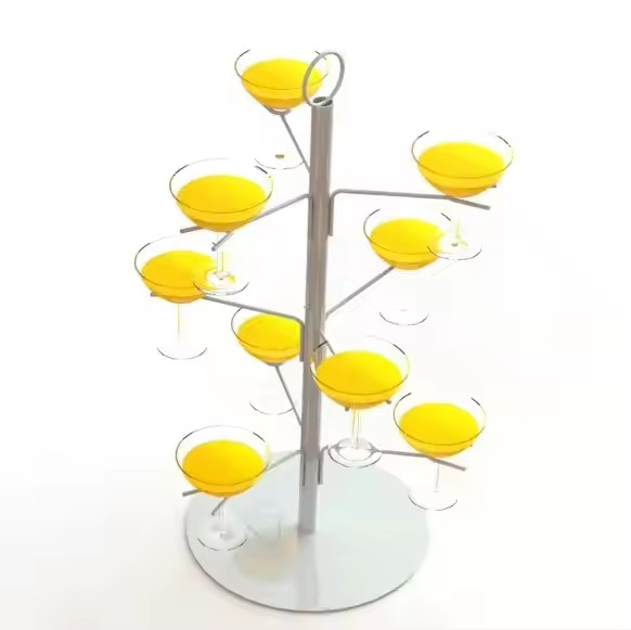 Cocktail Tree Rack Stand Cocktail Tree Stand for Weddings Parties and Other Events