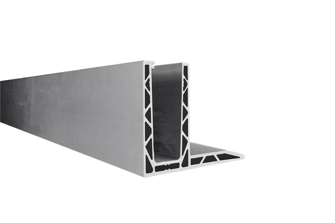 Outdoor Aluminium Channel Glass Railing for Balcony/Balustrade/Staircase Fittings/Baluster/Glass Balustrade
