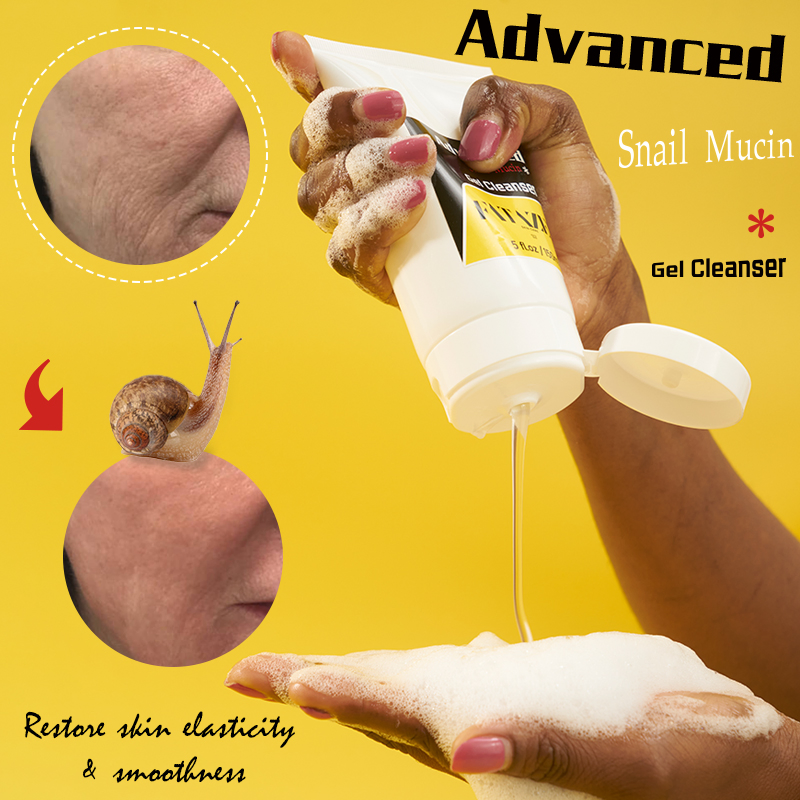 Deep Cleansing Moisturizing Anti Acne Treatment Smoothing Foaming Snail Facial Cleanser