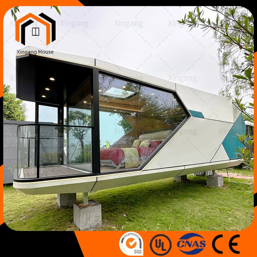 New Smart Mobile Prefabricated Space Capsule House for Living, Camping, Tourism, Hotels