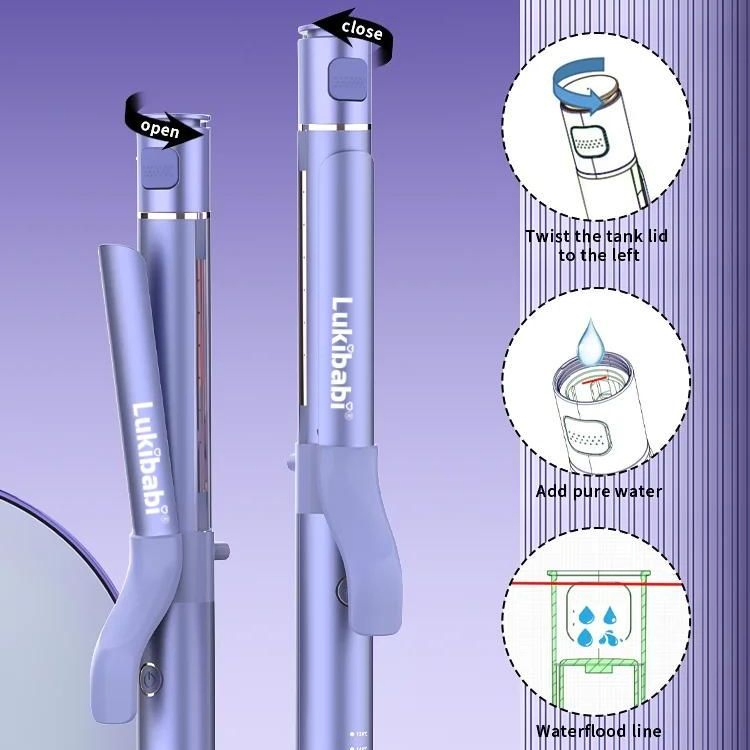 Ultra-Fast Heating Titanium Hair Straightener for Effortless Styling