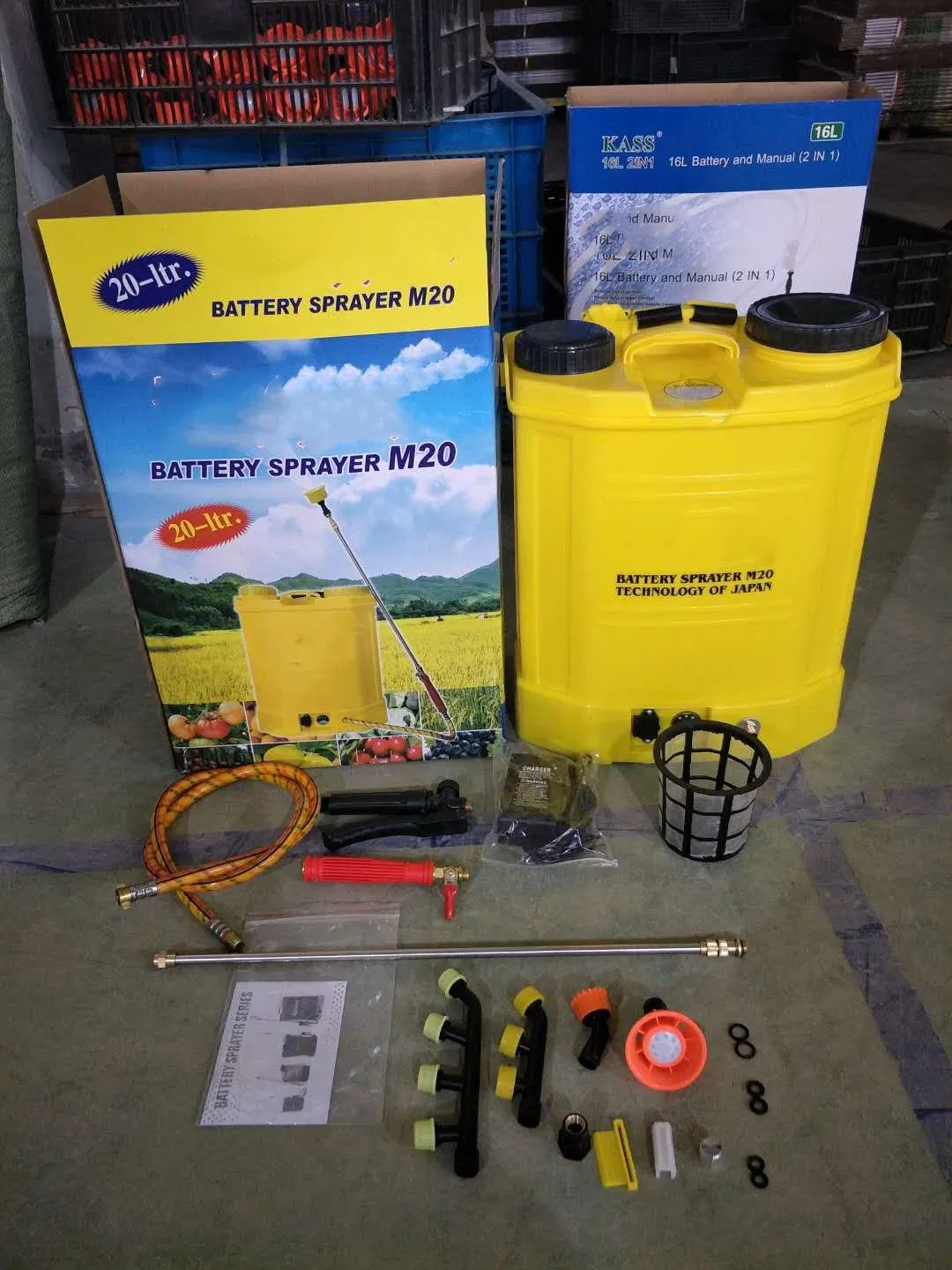 Agriculture 16 Liter Battery Operated Insecticide Solar Power Sprayer