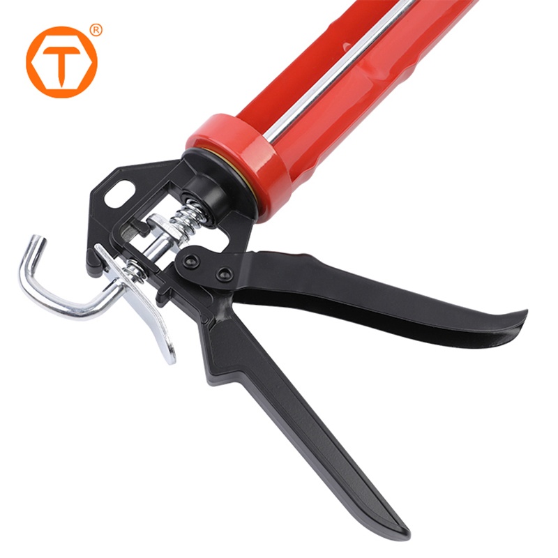 9inch 360 Rotatable Iron Skeleton Rotating Caulking Gun for Construction