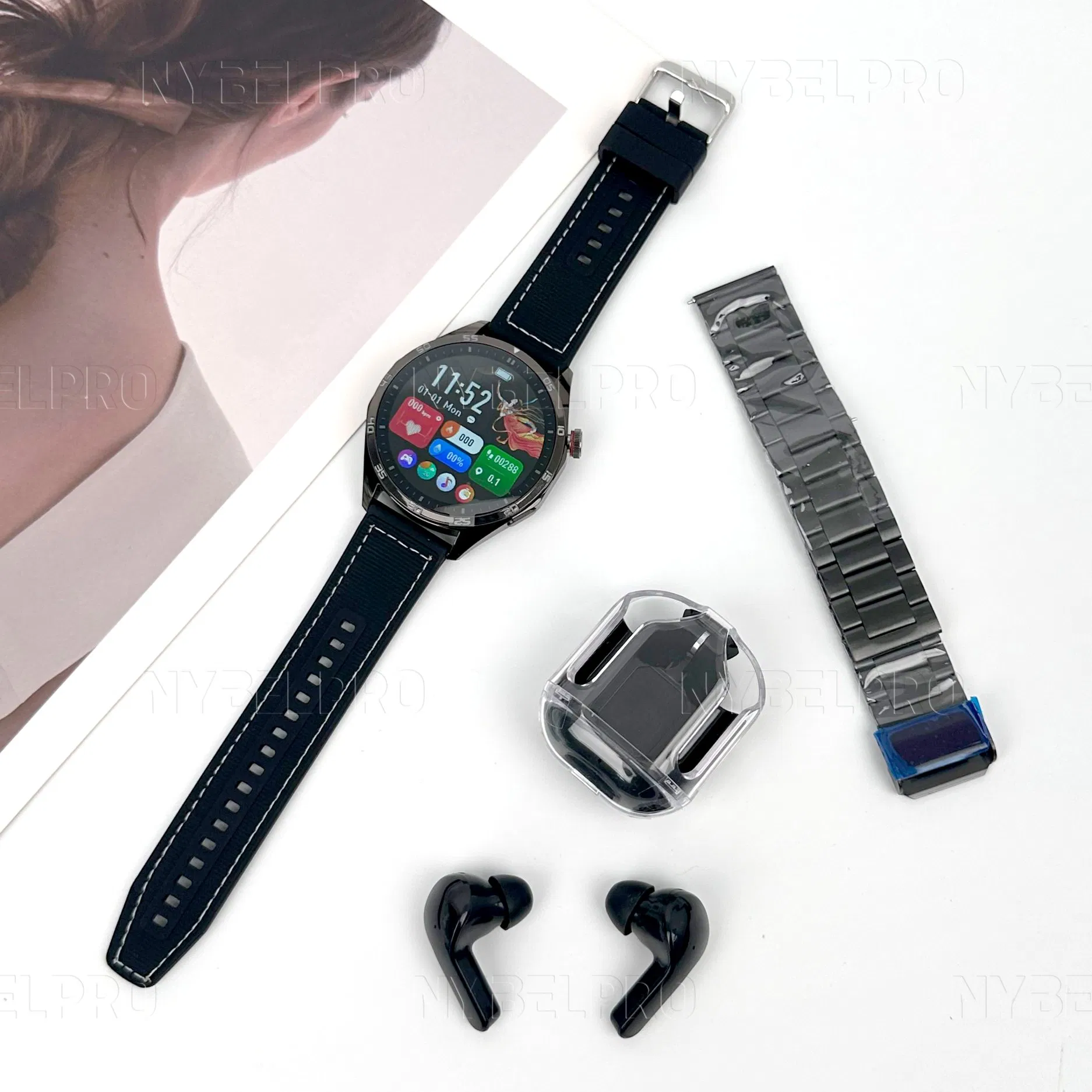 Умные часы с мониторингом здоровья ECG и глюкозы