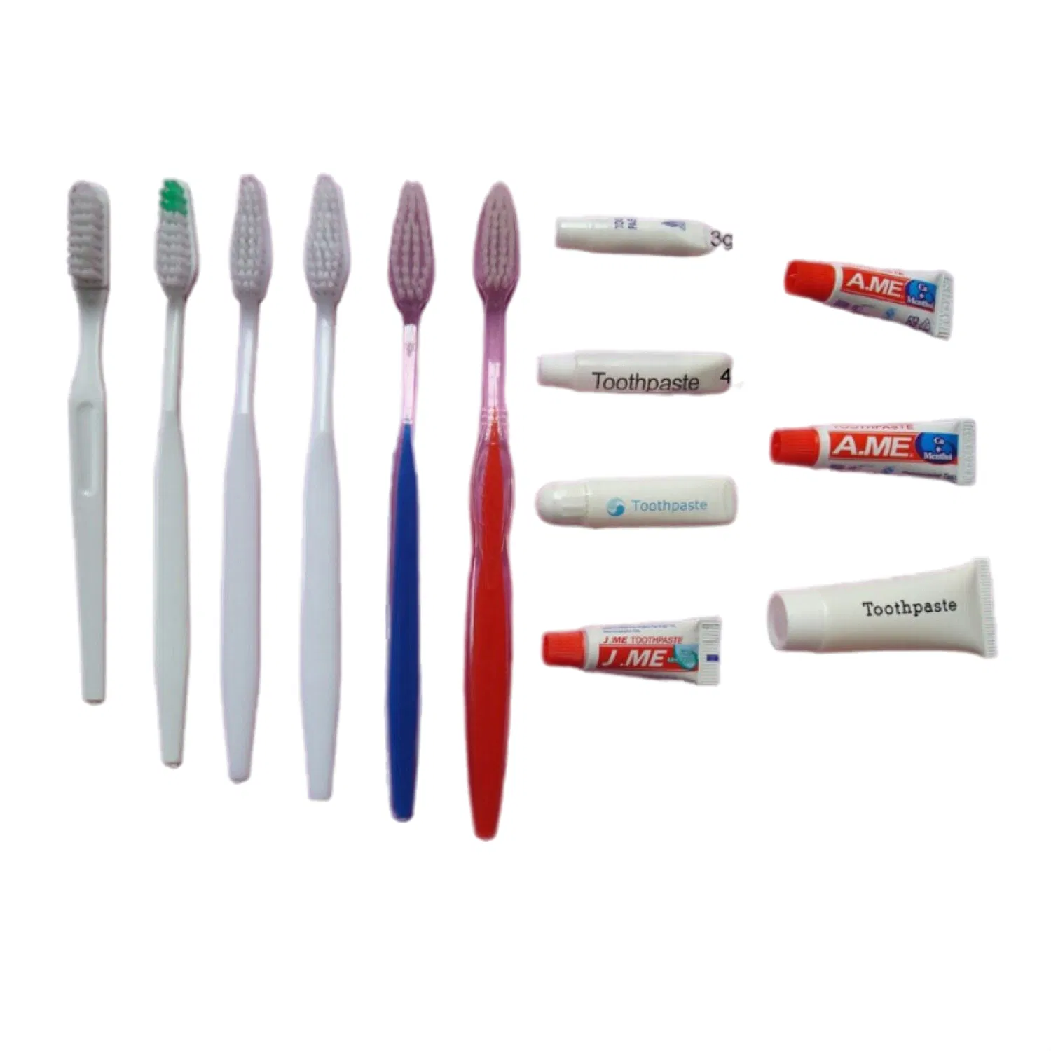 Disposable Toothbrush with Hotel Amenities for Guest Room Using