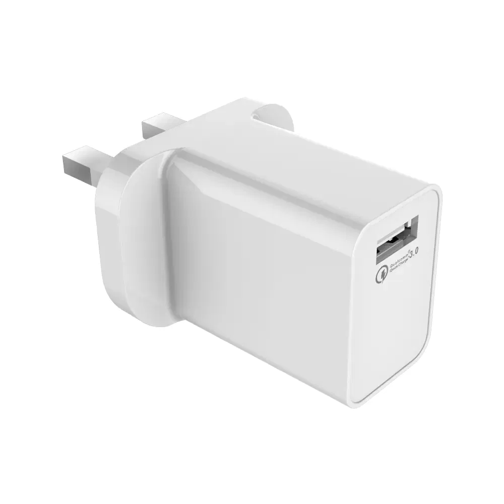 Зарядное устройство USB 5V/9V/12V с UK-вилкой