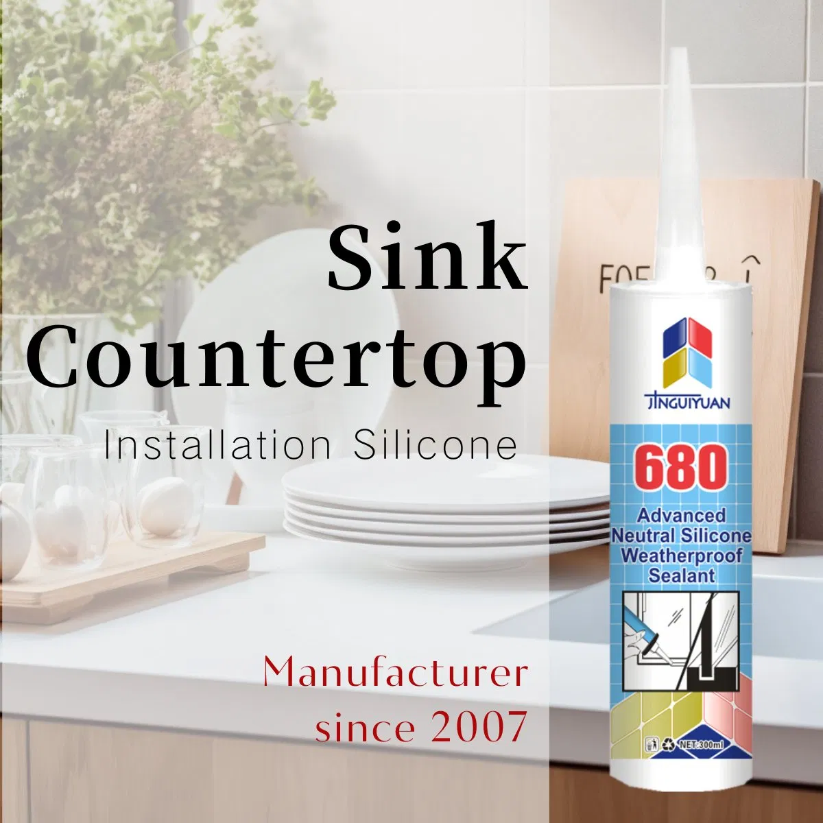 Kitchen Organization Quartz Countertop DIY Remodel Seamless Countertops Silicone Sealant