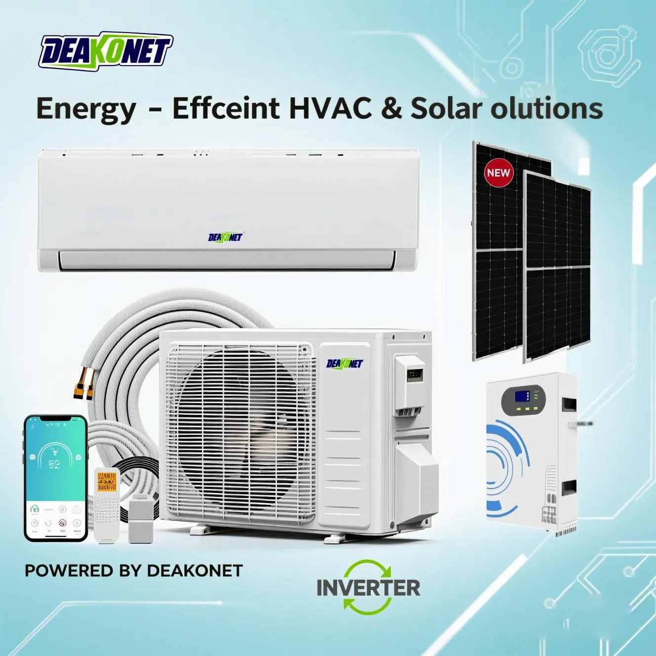 Инверторный кондиционер Smart с сертификатом CE