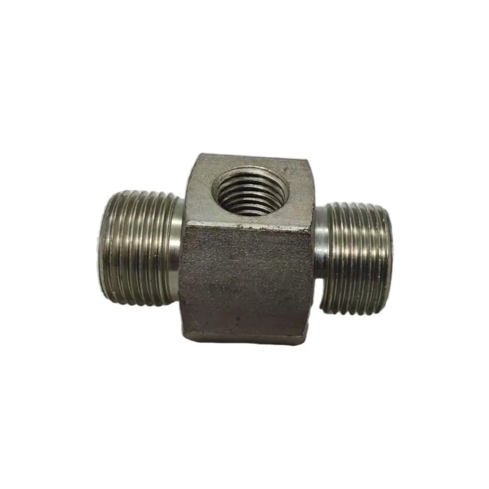 OEM Hydraulic Hose Adapter Metrice Male 24° L. T. Tee