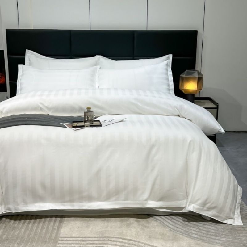 Wholesale OEM/ODM High Quality Luxury Quilt Comforter Cover Bed Sheets Satin Duvet Cover 100% Cotton Sanding Bedcover Pillowcases Bedroom Hotel Bedding Set