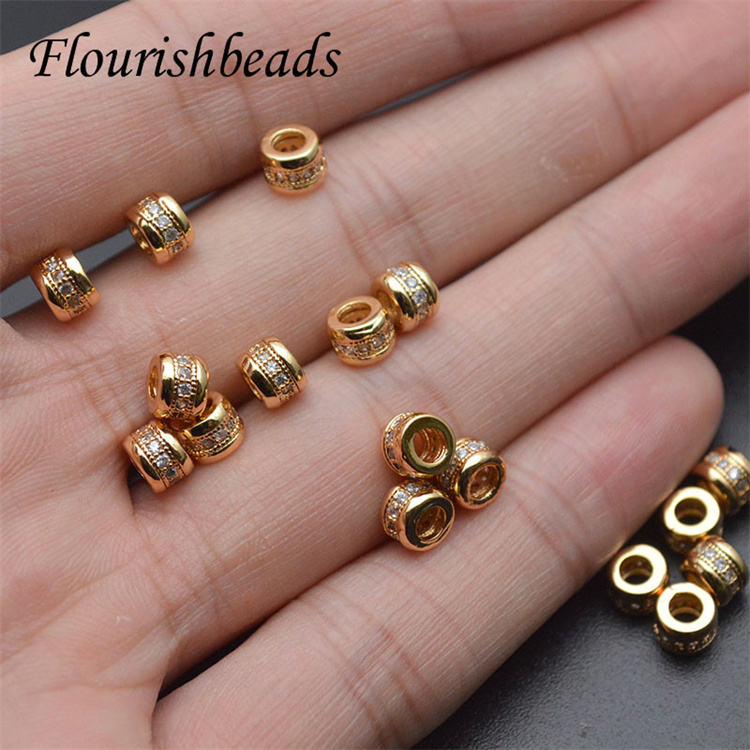 Jewelry Bracelet Accessories Nickel Free Color Remain 18K Gold Plated Beads