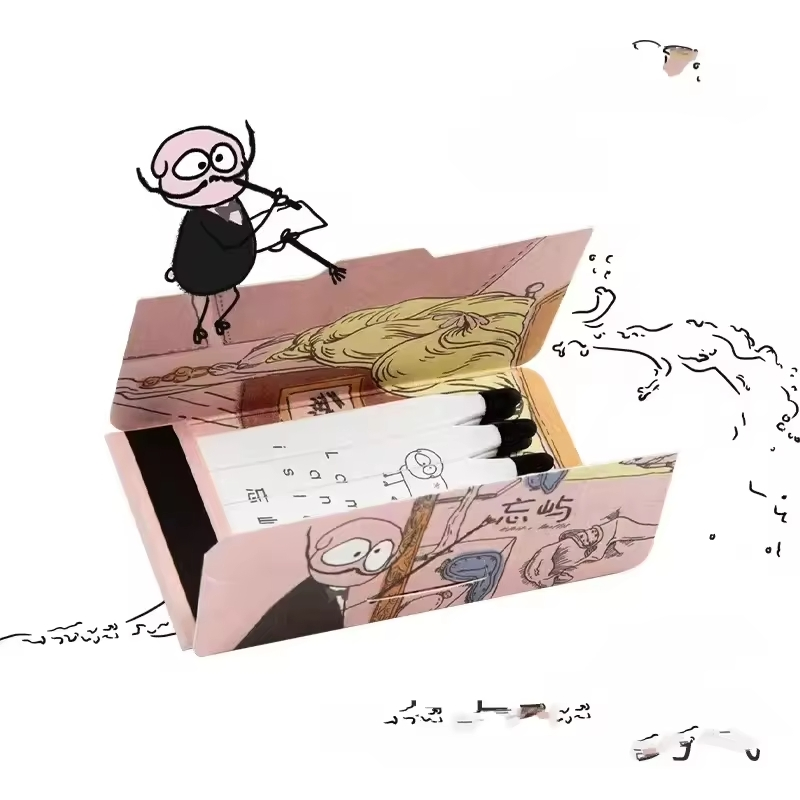 Strong Wooden Stick Colorful Matches for Household Hotel with Custom Match Box Customize Logo for Candle Matches