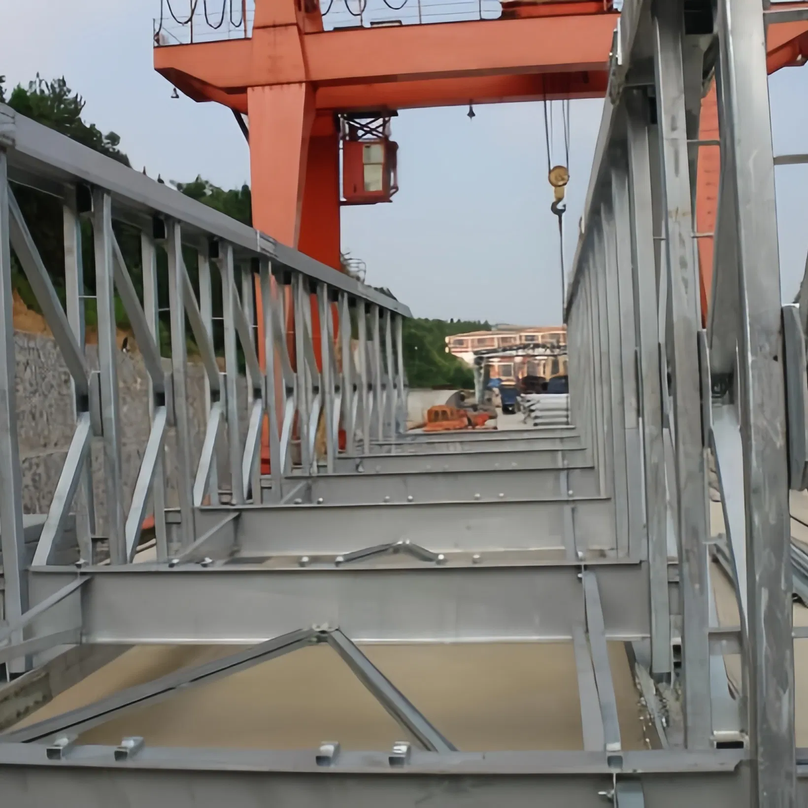 Corrosion-Resistant Steel Support Truss 450/900 Bracing Bailey Bridge