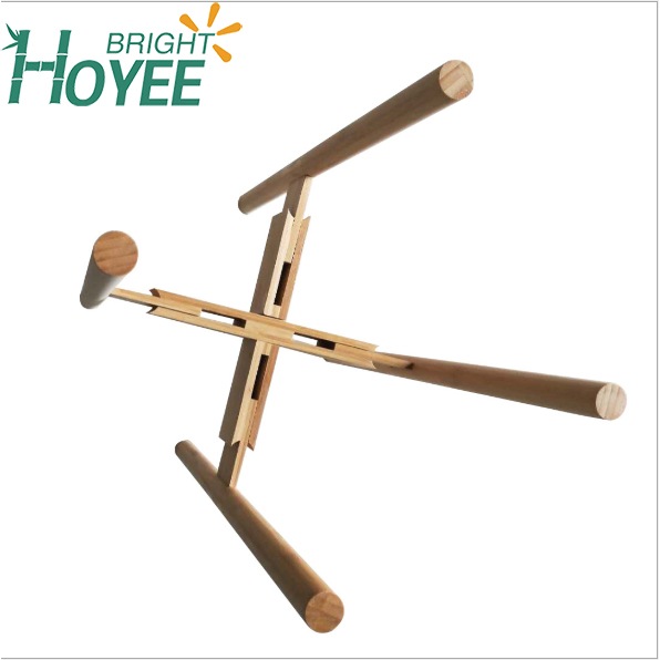 Adjustable Plant Stand Bamboo Indoor Outdoor Planter Stand Extendable for Home and Office