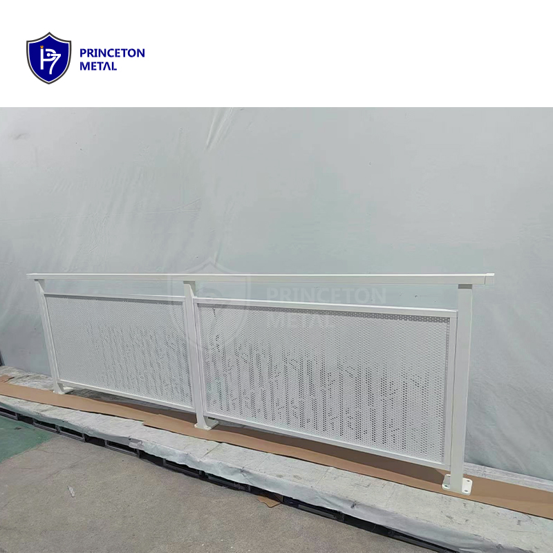 Wholesale Heavy Duty Decorative Aluminum Perf Hand Railing System for Balcony Deck and Stair