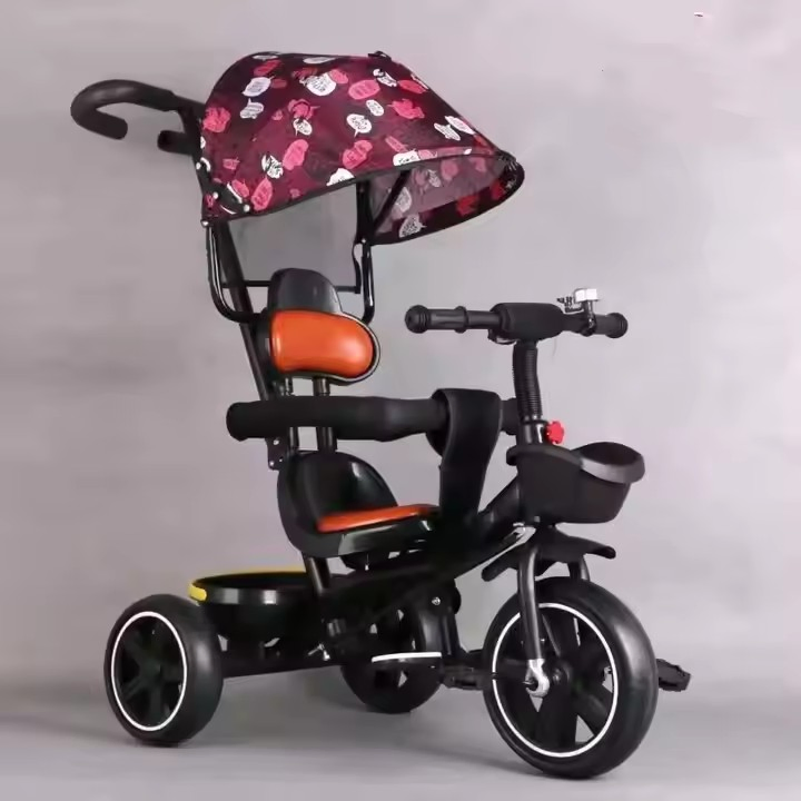 China Wholesale Price Top Selling 4 in 1 Baby Tricycle / Baby Stroller