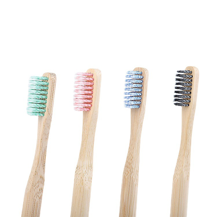 Adult Eco Friendly Bamboo Reasuable Toothbrushes Portable Soft Toothbrush for Home Travel Hotel Use