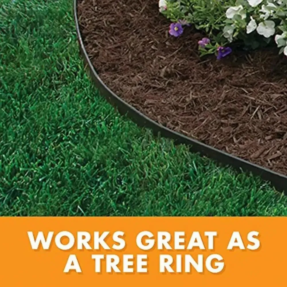 Delineated Areas Non-Breakable Grass Stone Barrier Landscape Edging Lawn Border Flowerbed Supply