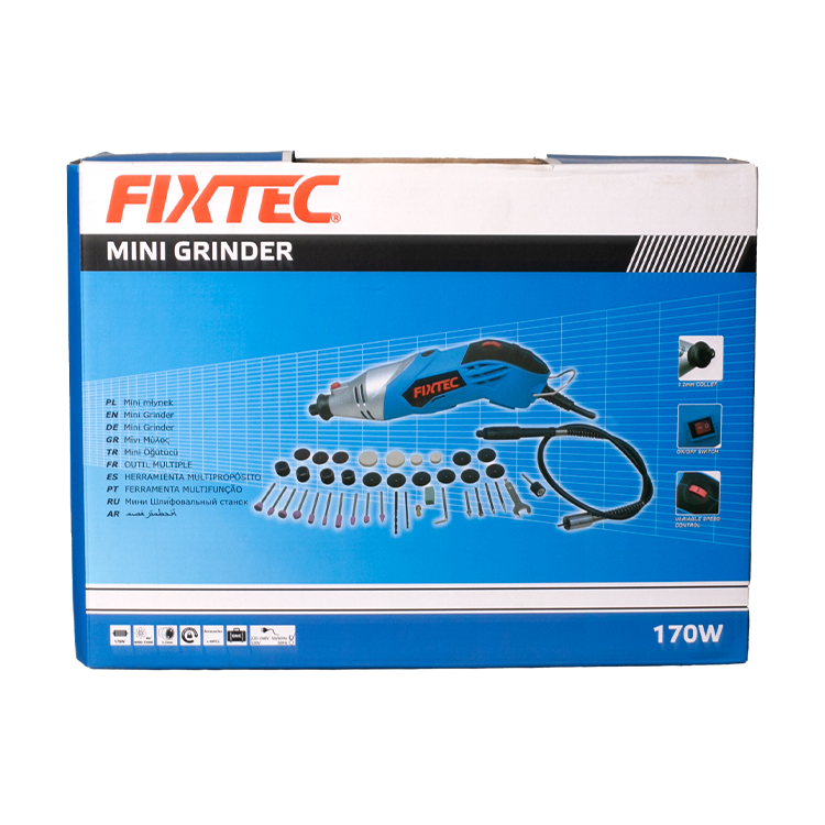 Fixtec Fmg17001 170W Rotary Tool Kit Electric Mini Grinder