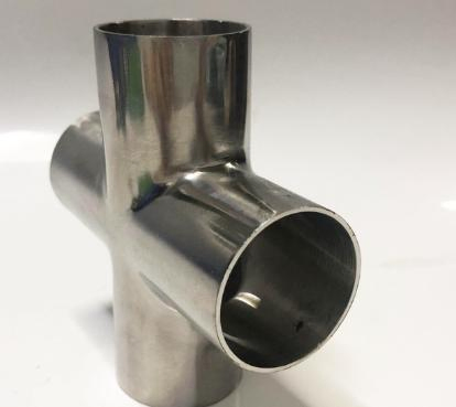 Stainless Steel Sanitary Welded Equal Cross