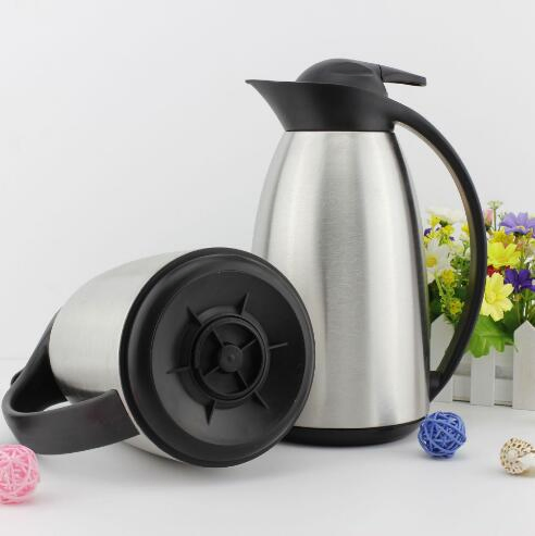 Термокружка из нержавеющей стали 304, 1-2 л, с ручкой