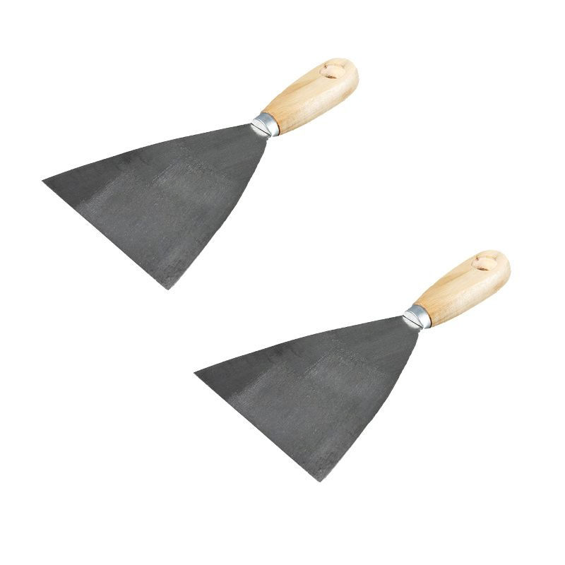 High Quality Stainless Steel Putty Knife with Wooden Handle