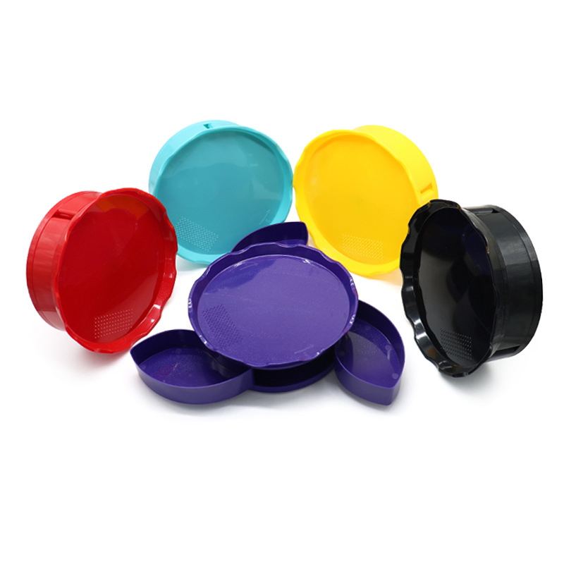 Nenew Plastic Fancy Smoking Ashtray Set Storage Box Portable Sealed Organizer Expandable Smoking Accessories