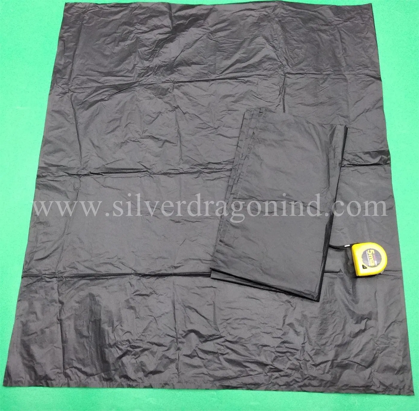 Customize Large Size 200L Plastic Black Waste Bag