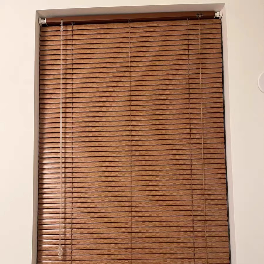 Sisheng Wood Grain Shutter by Hand Control Made of Aluminium Magnesium Alloy