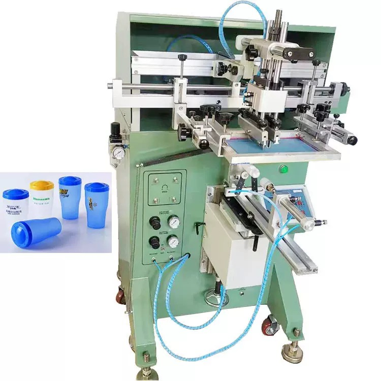 Factory Good Price Curved Screen Print Machine for Glass Bottle