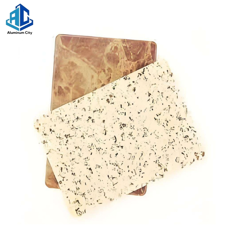 Marble-Texture Cheaper Price Wall Decoration Aluminium Composite Panel ACP Sheet