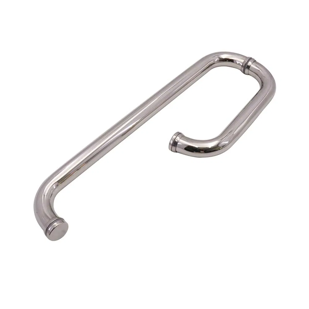 New Design C Shape Polished External Glass Door Handle