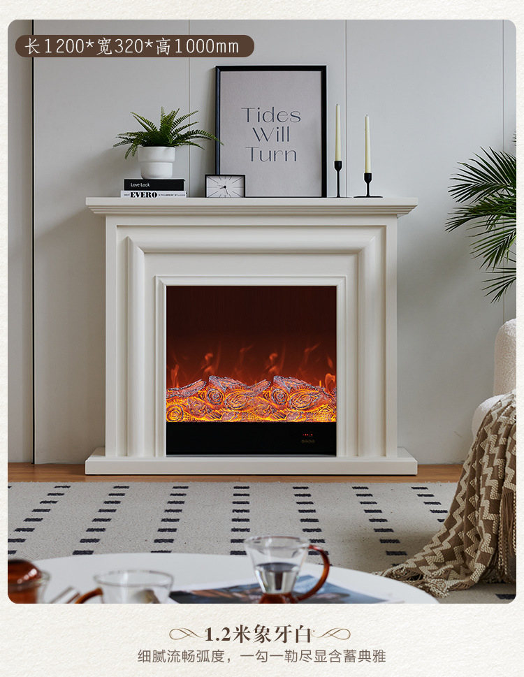 Cheap Freestanding Carved Fireplace Furniture Heater Electric Fireplace TV Cabinet