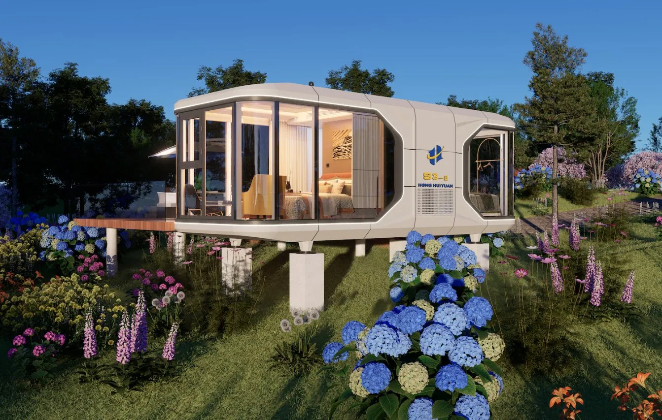 S3-2 Prefabricated Capsule House for Medical Isolation Units with HEPA Filtration System