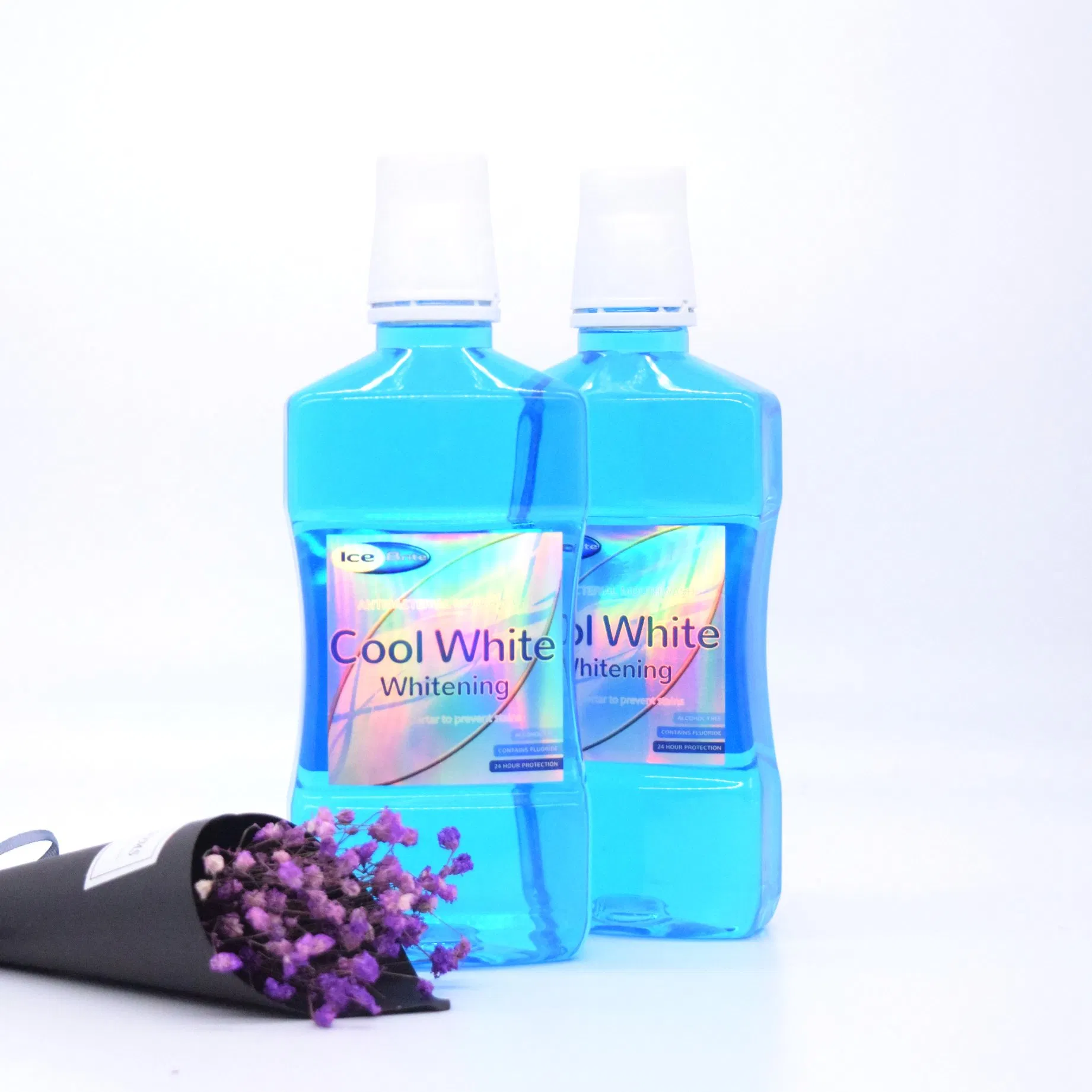 500ml Private Label Cool White Whitening Mouthwash Mint Mouth Wash Oral Care