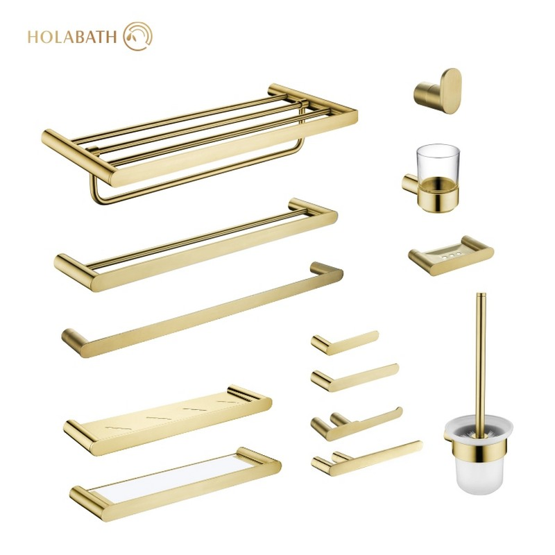 Регулируемая полка для полотенец из нержавеющей стали