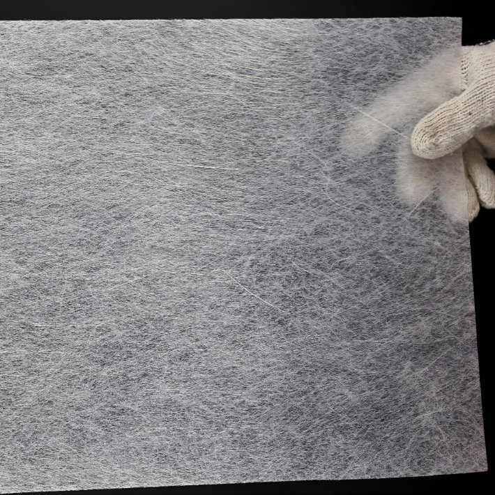 High Quality Fiberglass Acoustic Tissue Glass Fiber Mat Factory Supply