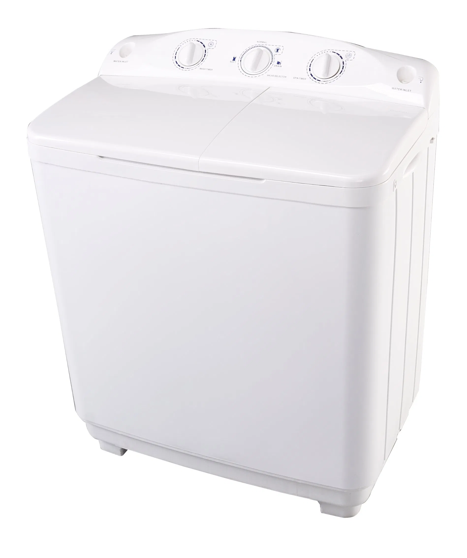 Customized 8kg All-White Twin Tub Top Loading Semi-Automatic Washing Machine Laundry Equipment Lavadora