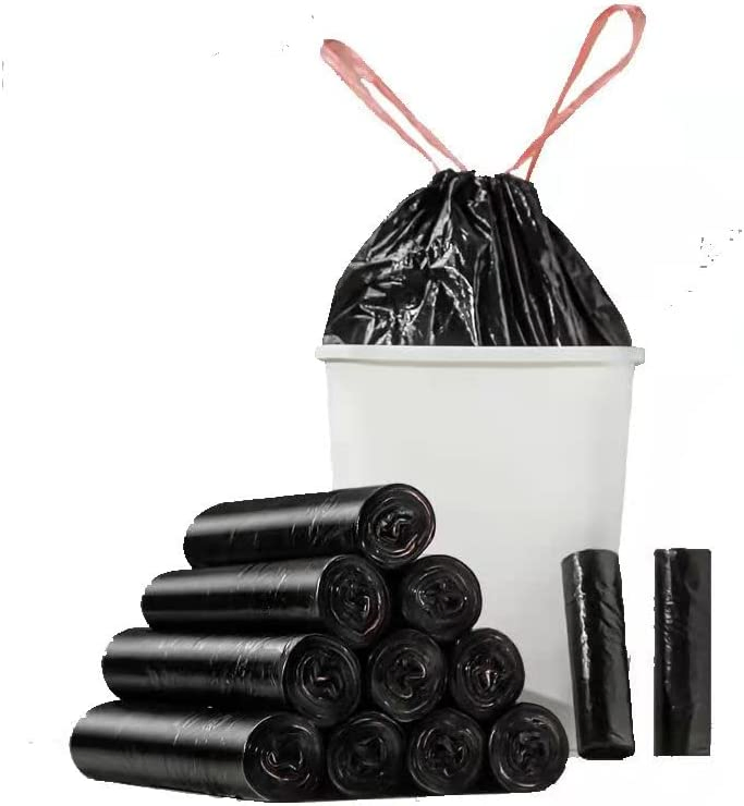 Custom PLA 100% Biodegradable Compostable Cornstarch Trash Bags Green Biodegradable Garbage Bag