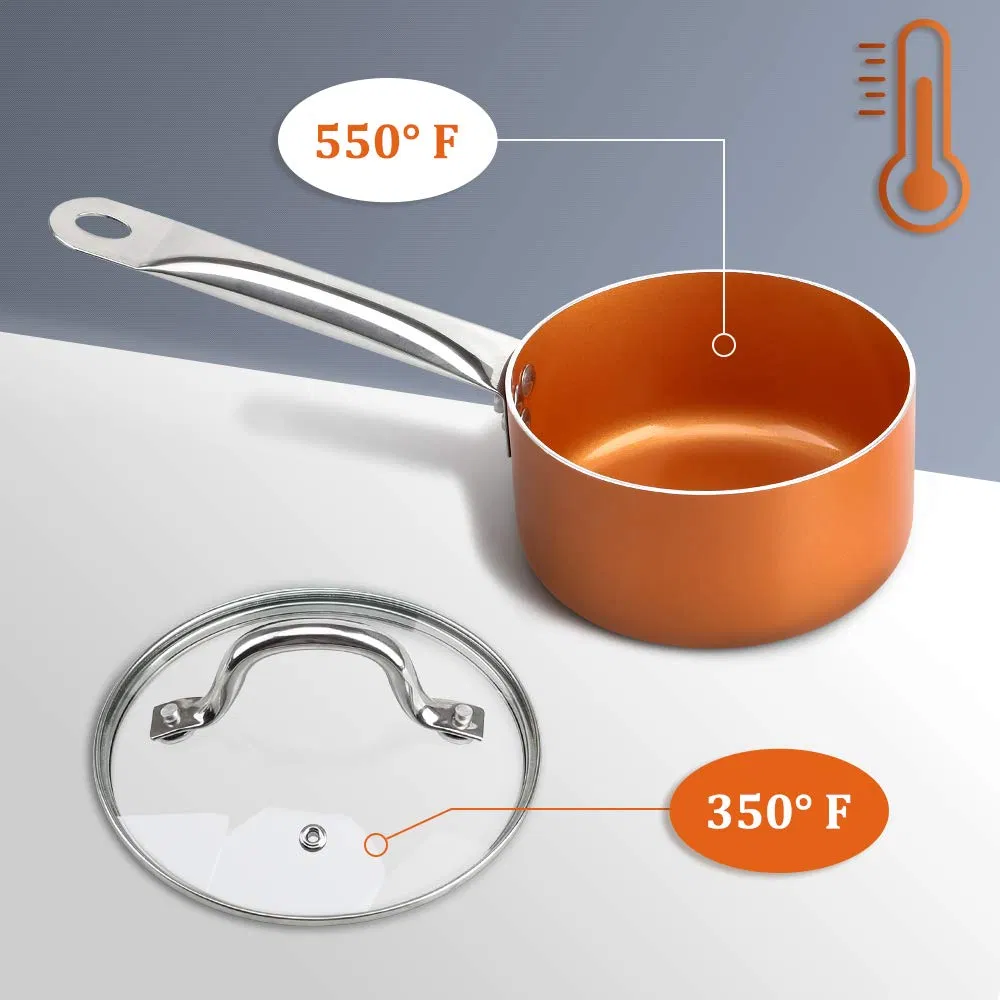 Heavy Duty Copper Cookware Nonstick Pots Copper Nonstick Copper Pot