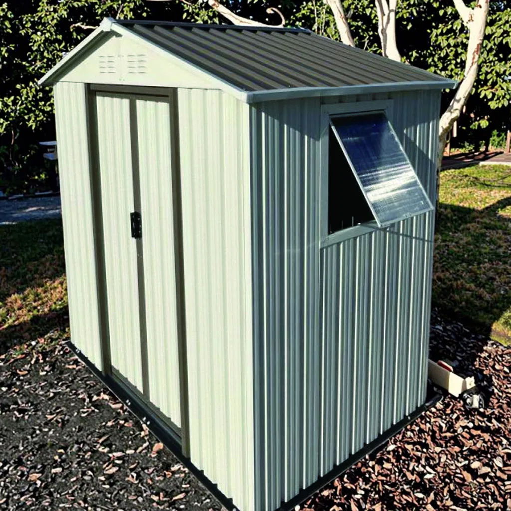 6*4FT Spacious Outdoor Storage Shed for Lawn Equipment Also Acts as Durable Tool House and Lovely Garden Shed Home Shed