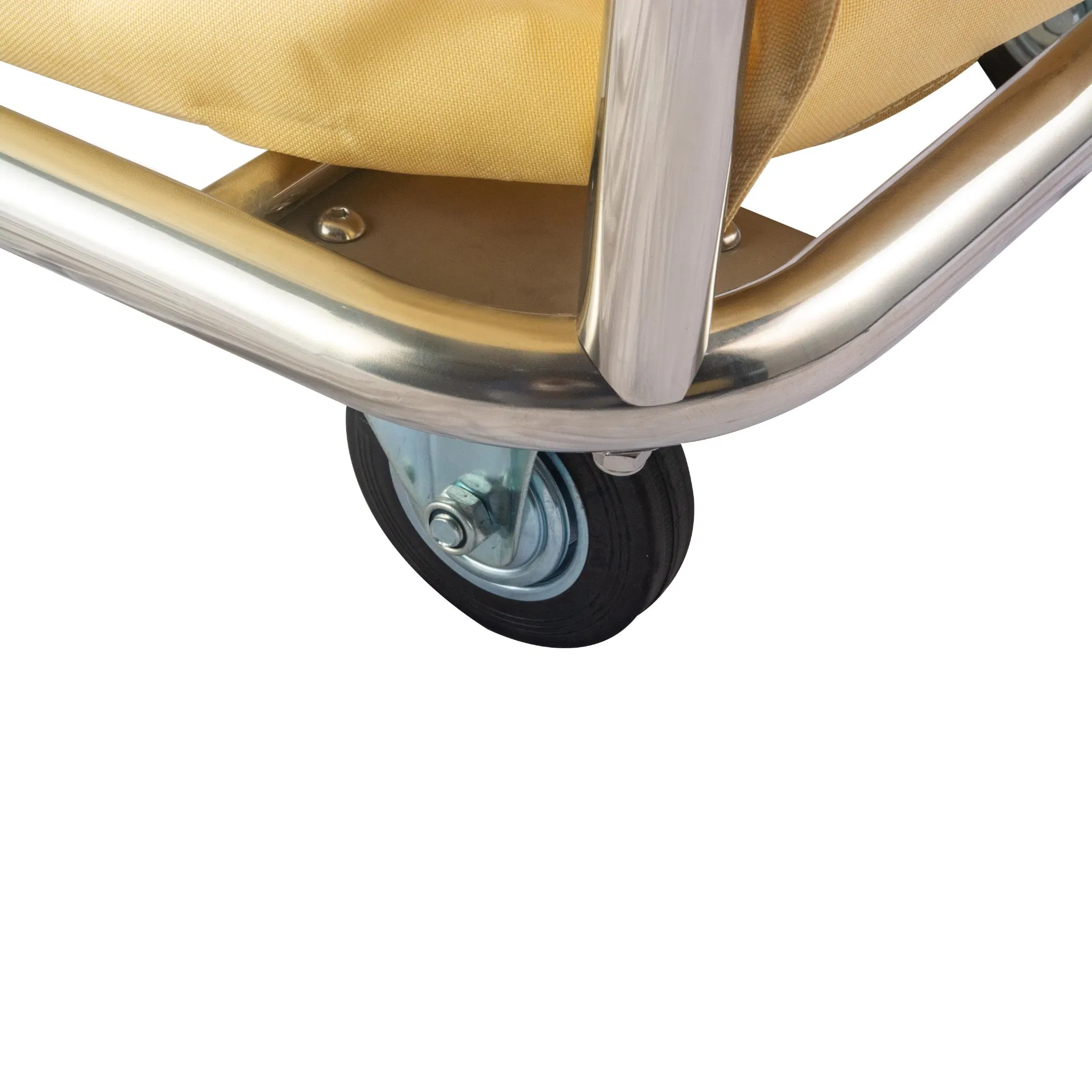 Heavy Duty Laundry Cart with Wheels and Removable Canvas Bag