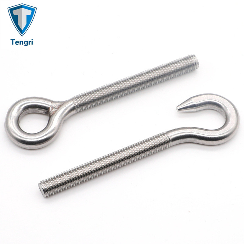 Hot Sale Fastener Stainless Steel Expansion Hook Eye Bolts Customized J Bolt