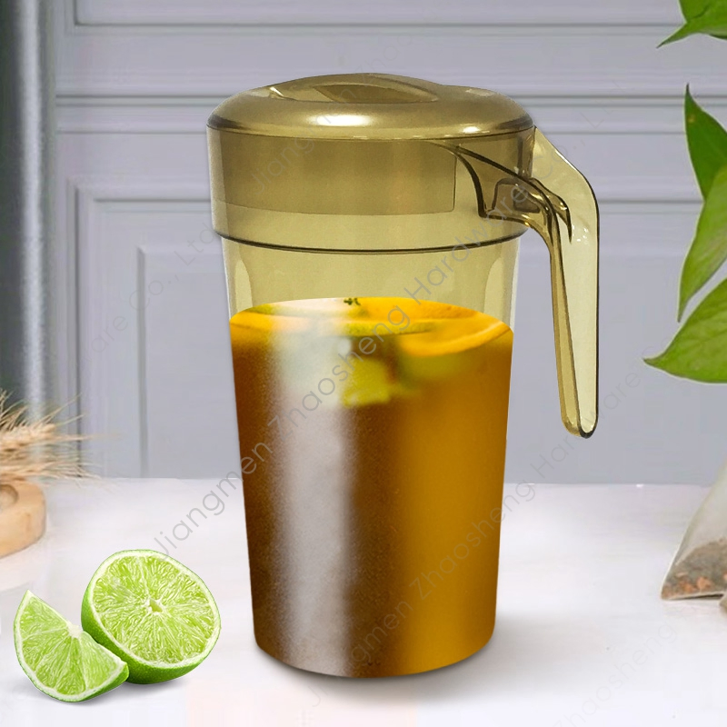 Refrigerator Iced Tea Water Container Fridge Jug Plastic Gallon Pitcher for Cold or Hot Beverage