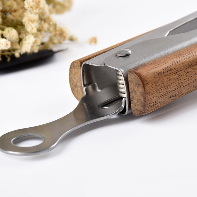 High Quality Food Grade Kitchen Cooking Tongs Stainless Steel Kitchen Food Tongs with Wood Handle