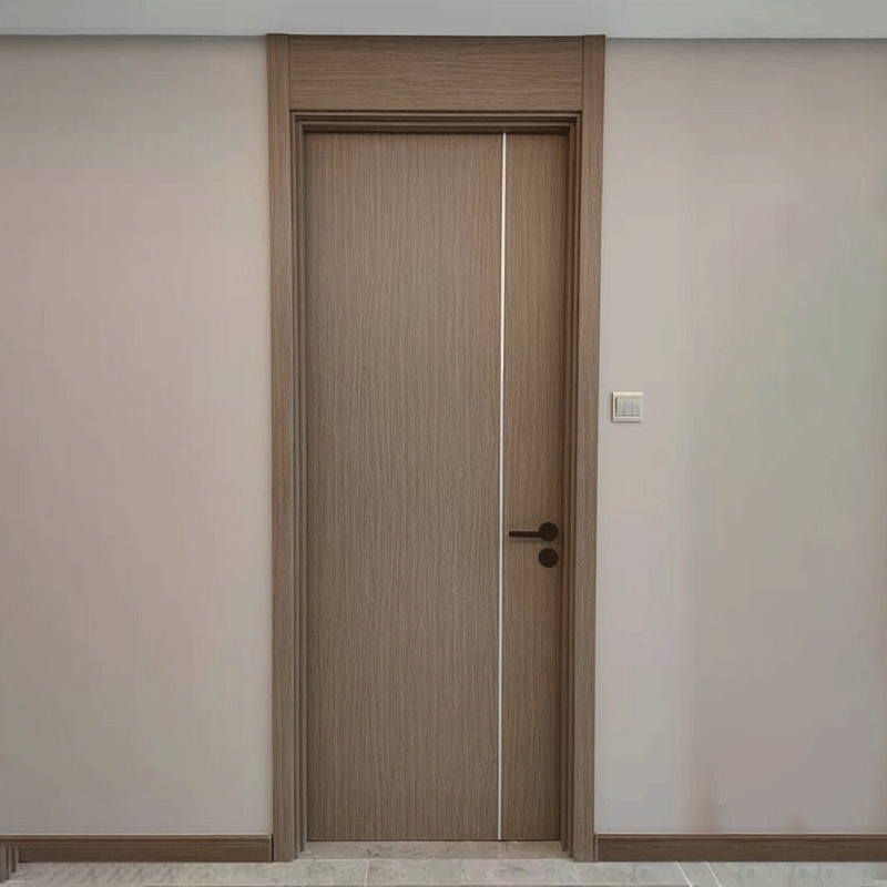 Oufei Durable WPC Interior Door with High Quality and Custom Size for Bathroom