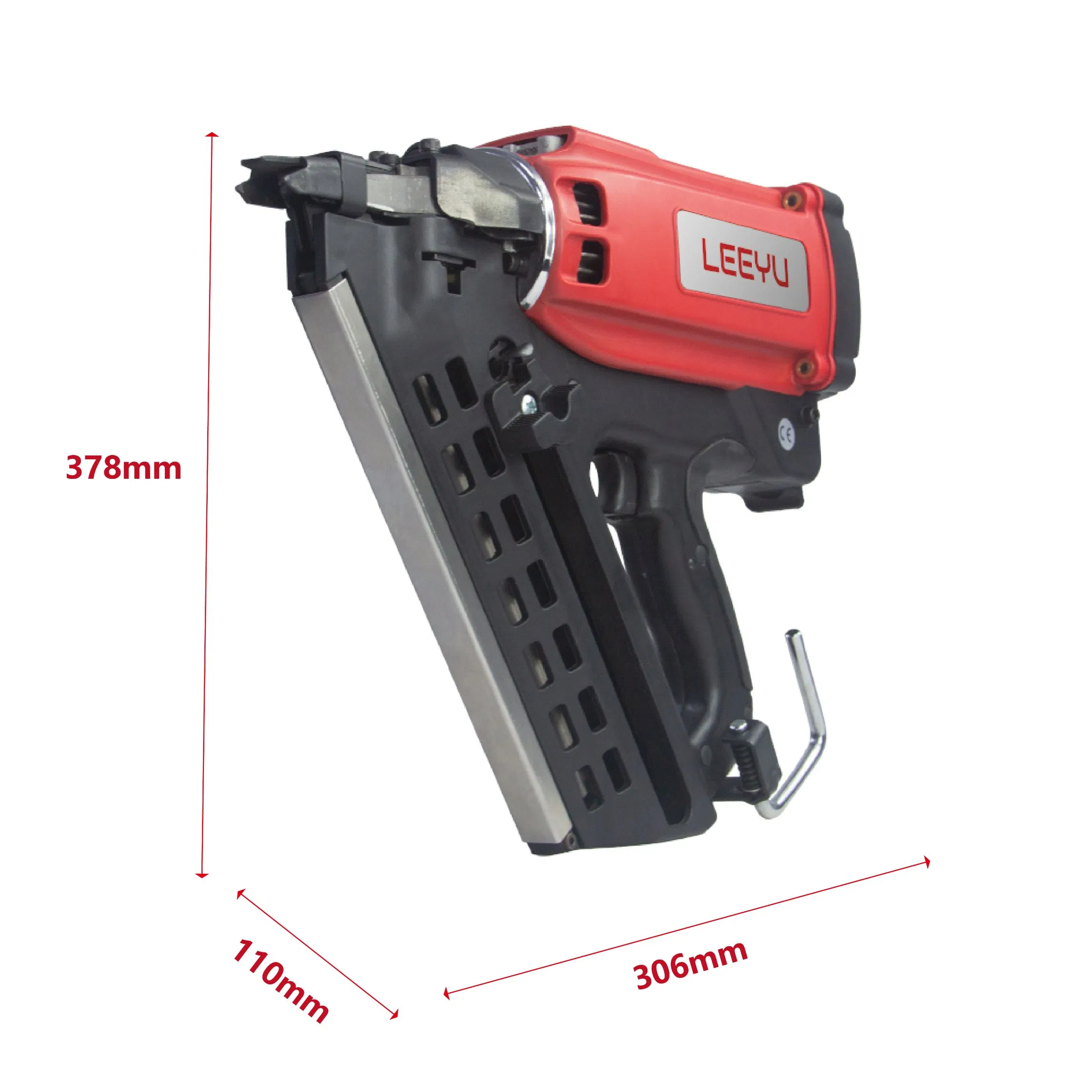 Газовый гвоздезабиватель Gfn3490 для бетона и стали