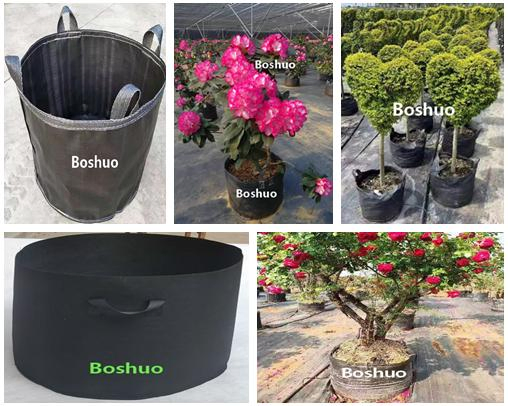 5 6 7 10 15 20 25 30 Gallon Nonwoven Geo Textile Fabric Felt Potato Tomato Peanut Pepper Garlic Yam Vegetable Garden Gt Plant Seedling Grow Bags China Supplier